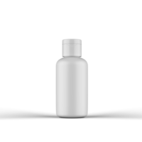 Plastic Cosmetic Bottle 3D Rendering png