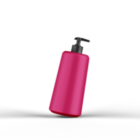 shampoo plastic fles 3d renderen png