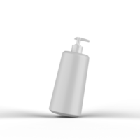 Shampoo Plastikflasche 3D-Rendering png