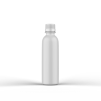 bouteille en plastique mat rendu 3d png