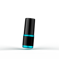 3d-rendering der kosmetischen grundierungsflasche aus glas png