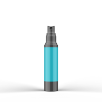 representación 3d de botella de suero cosmético png