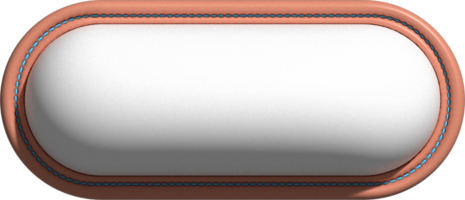 niedliche 3D-Bannerband-Etikettendekoration png