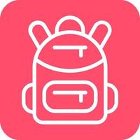 Bagpack Icon Style vector