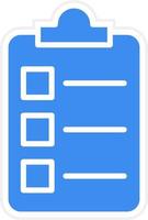 Clipboard Icon Style vector