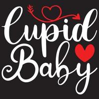 cupid baby design vector