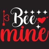 bee mine design vector