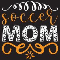 soccer mom design vector