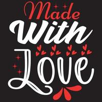 made with love vector