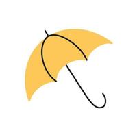 Umbrella. Hand drawn simple vector illustration