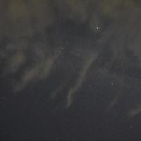 The dark night sky view with the milkyway as the background photo