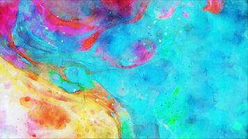 HQ Watercolor Colorful Abstract Graphic Background photo