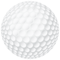 balle de golf transparente png