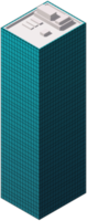 Blue Skyscraper transparent background png