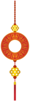 decoração de ano novo chinês png