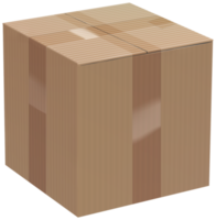 cartone scatola Marrone png