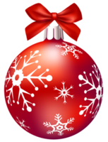 Red Christmas Balls png