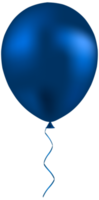 fiesta de cumpleaños con globos azul oscuro png