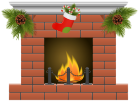 Christmas Fireplace Transparent png