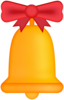 Gold Christmas Bell png