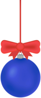 Blue Christmas Ball png