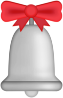 silberne Weihnachtsglocke png