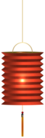 lanterne chinoise en papier rouge png