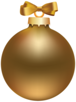 gyllene stil jul boll png