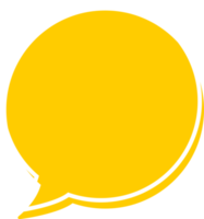 Cartoon speech bubble illustration. Retro empty comic speech bubbles. png