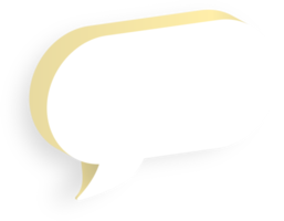 3D speech bubble icons illustration. Minimal blank 3d chat boxes sign. 3d png illustration.