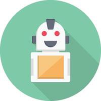 robot vector illustration on a background.Premium quality symbols.vector icons for concept and graphic design.