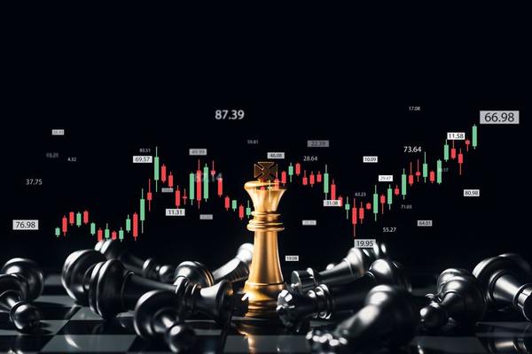 Premium AI Image Closeup Wallpaper chess pieces on a board