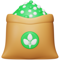 Seeds 3d rendering isometric icon. png