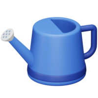 Watering can 3d rendering isometric icon. png