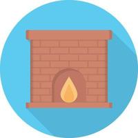 fireplace vector illustration on a background.Premium quality symbols.vector icons for concept and graphic design.