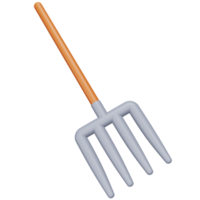 Pitchfork 3d rendering isometric icon. png