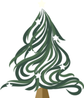 Kerstmis boom kalligrafische ontwerp png