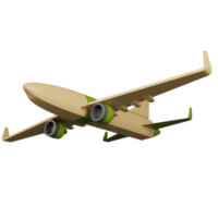 Avion de rendu 3D png