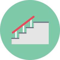stair vector illustration on a background.Premium quality symbols.vector icons for concept and graphic design.