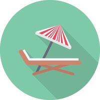 ilustración de vector de playa en un fondo. símbolos de calidad premium. iconos vectoriales para concepto y diseño gráfico.