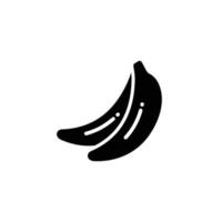 vector de diseño de icono de fruta de plátano