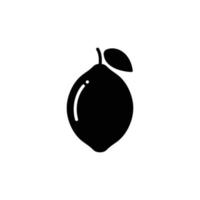 vector de diseño de logotipo de fruta de limón