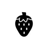 Strawberry fruit icon design vector