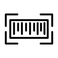 Bar Code Icon Design vector