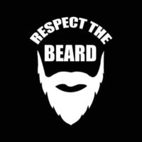 Beard Free T-shirt design vector