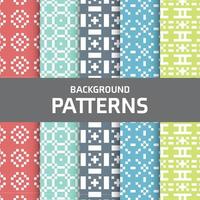 Mix Pattern Background vector