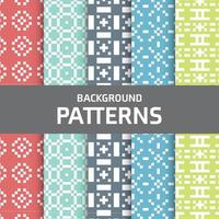 Mix Pattern Background vector