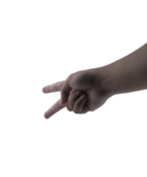 två finger symbol png