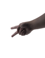 two finger symbol png