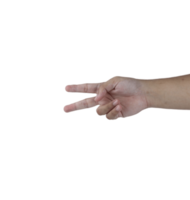 two finger symbol png